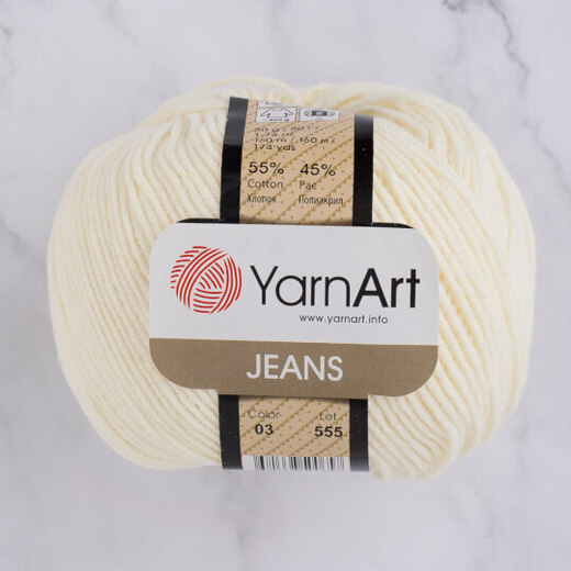 Yarn Art Jeans 03 ecru