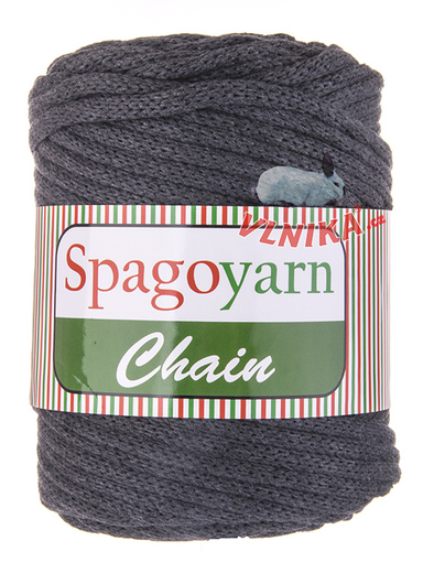 Spagoyarn Chain 108 tmavě šedá