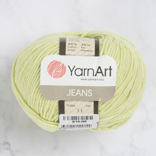 Yarn Art Jeans 11 světlá trávová
