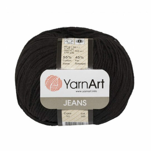 Yarn Art Jeans 53 černá