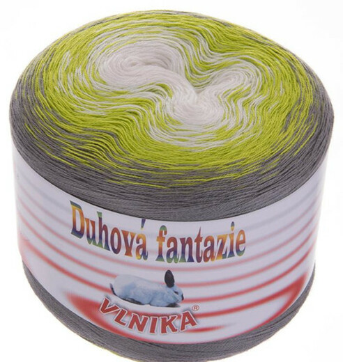 Duhová fantazie 5449 šedozelená