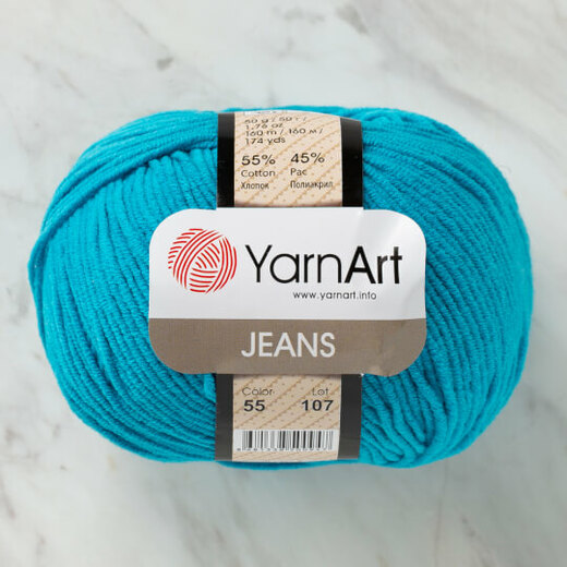 Yarn Art Jeans 55 tyrkys