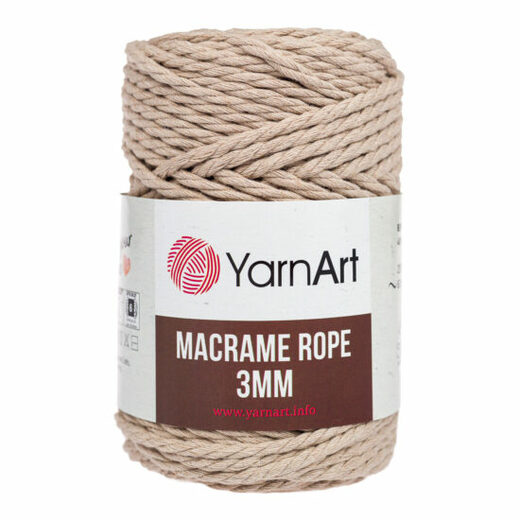 Macrame rope 3mm