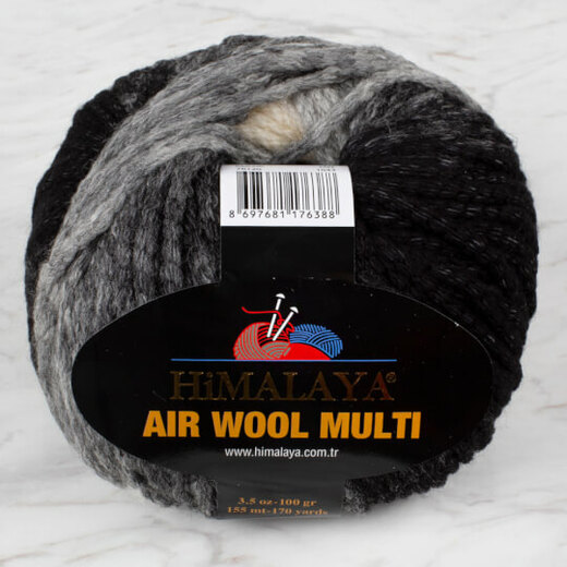 Air Wool Multi 76120 šedá