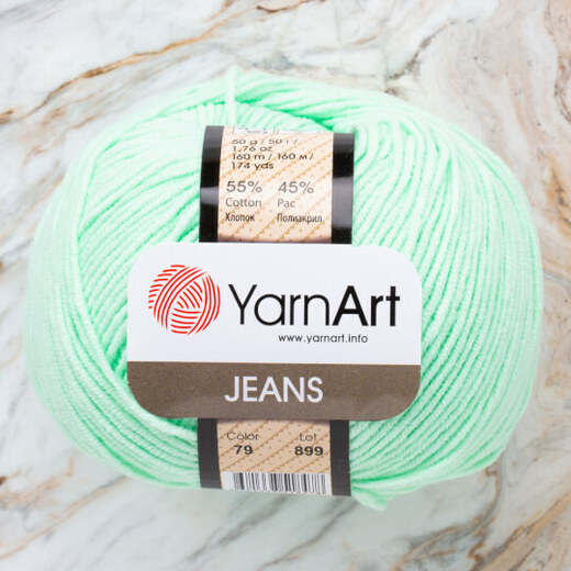 Yarn Art Jeans 79 mentolová