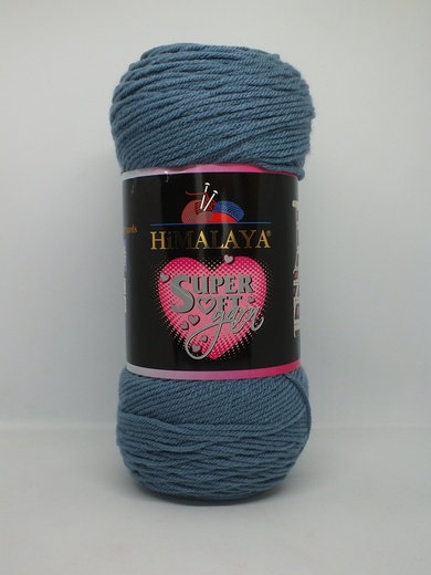 Super soft yarn Himalaya 80843 modrošedá