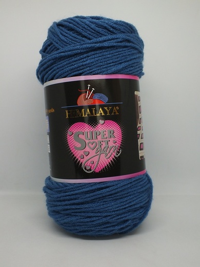 Super soft yarn Himalaya 80844 královská modrá