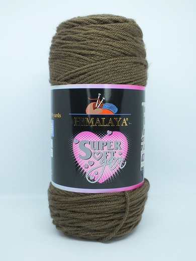 Super soft yarn Himalaya 80846 hnědá
